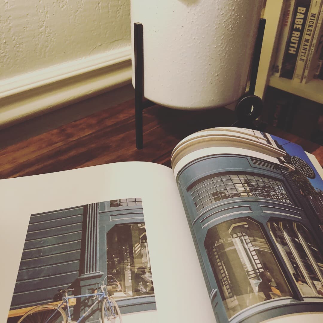 An open architecture magazine spread